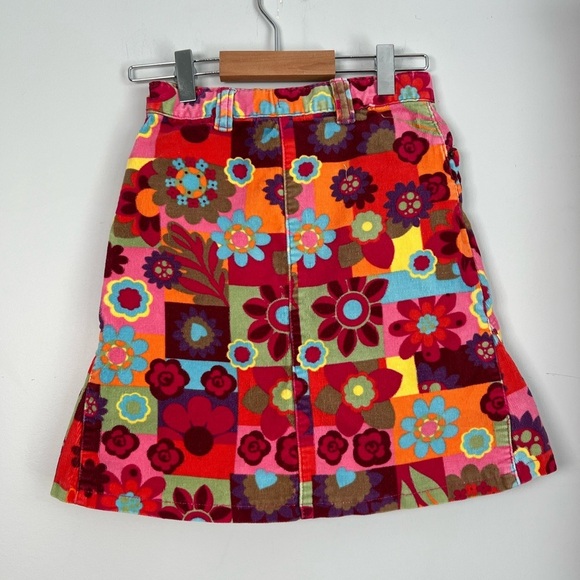 The Children's Place Y2K Floral Patchwork Skirt Multicolour Girls 6X / 7 - Picture 2 of 8
